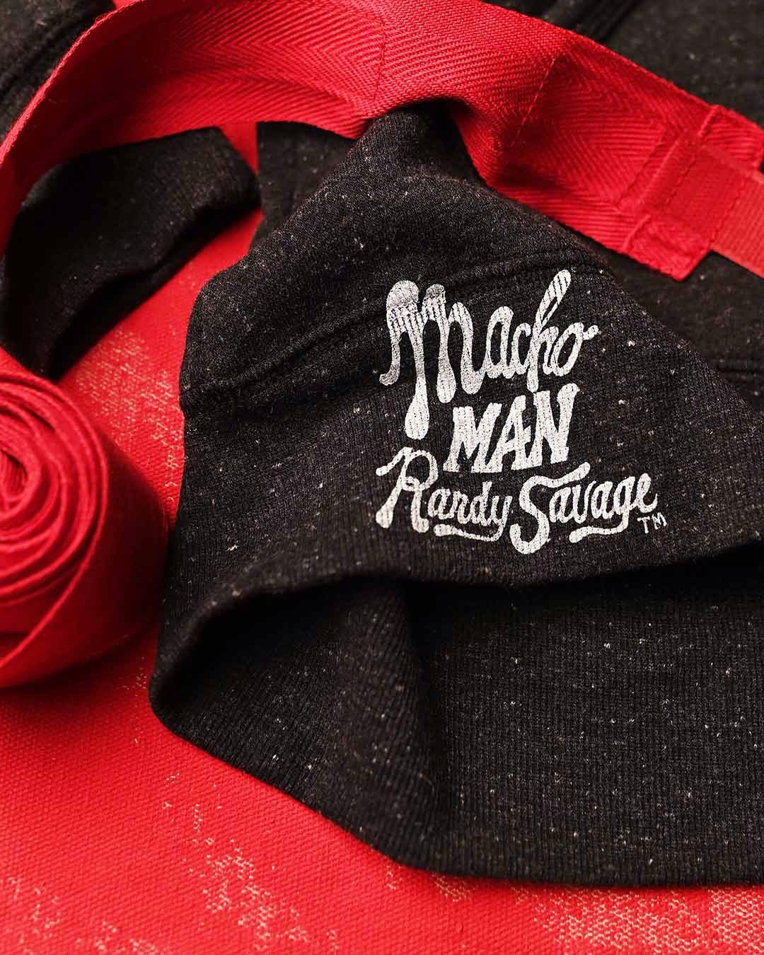 Macho Man &#39;Savage&#39; Black PO Hoody - Roots of Fight