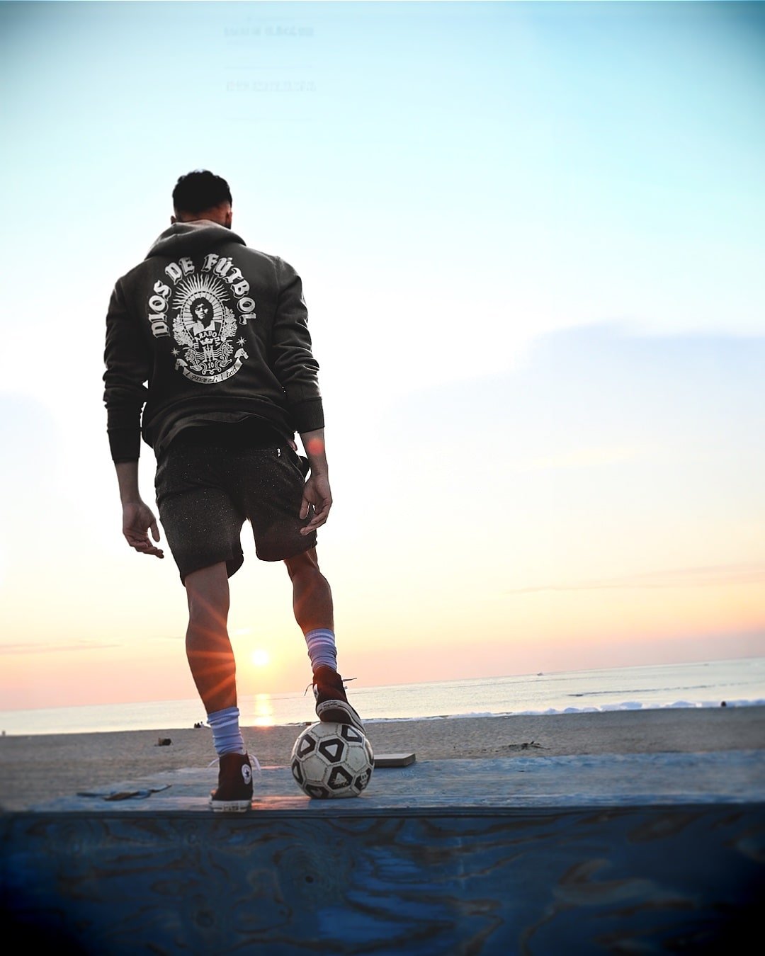 Maradona Dios De Futbol Black PO Hoody - Roots of Fight