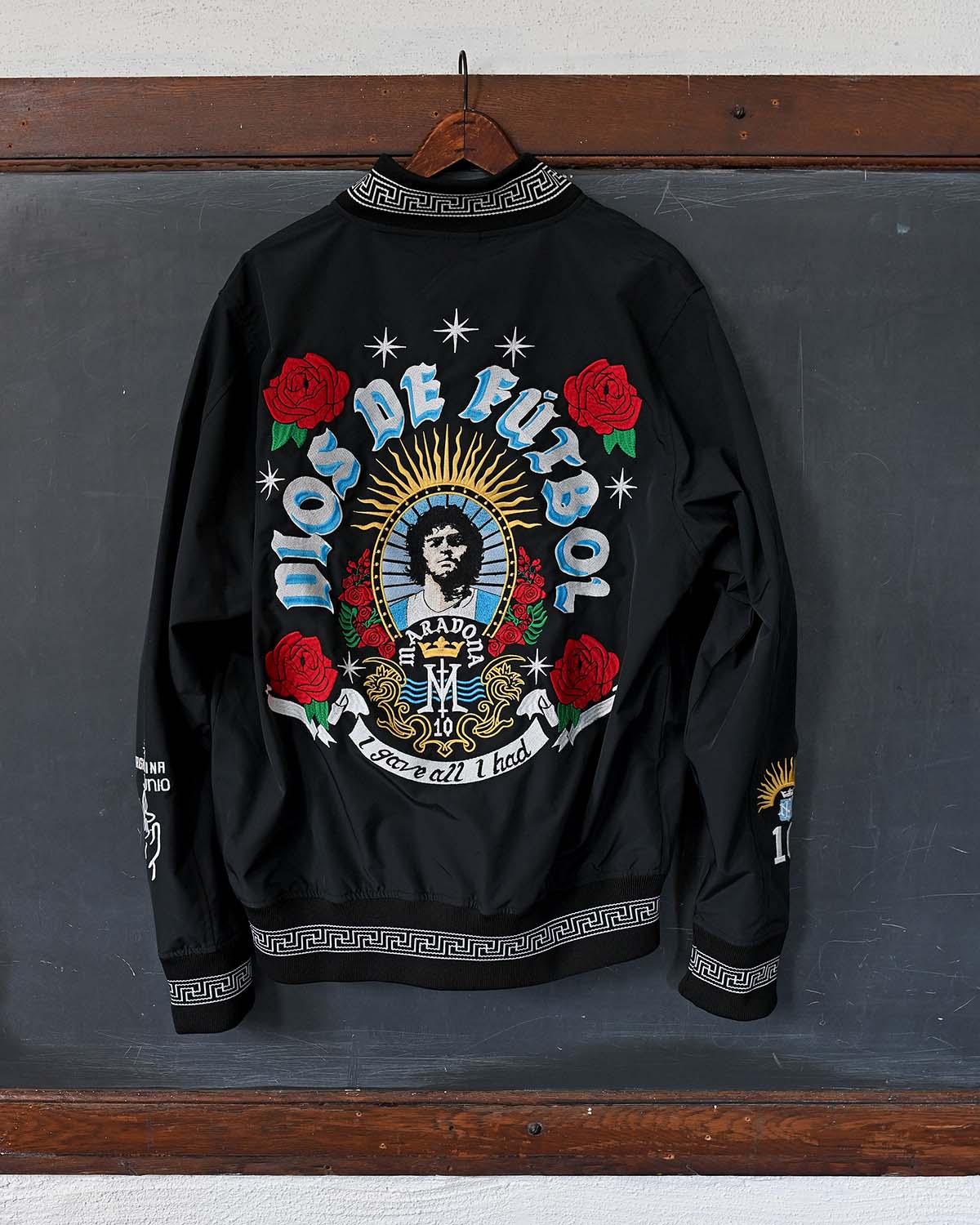 Maradona Dios De Futbol Stadium Jacket - Roots of Fight