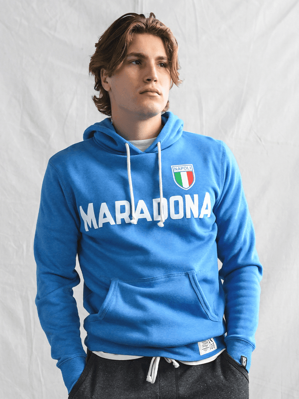 Maradona Napoli 10 Blue PO Hoody - Roots of Fight