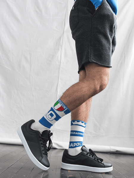 Maradona Napoli #10 Striped Socks