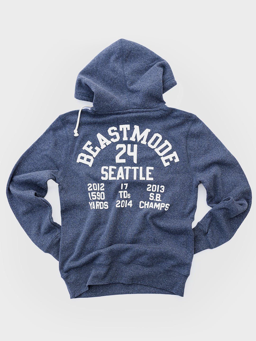 Marshawn Lynch Seattle Legacy Navy PO Hoody - Roots of Fight