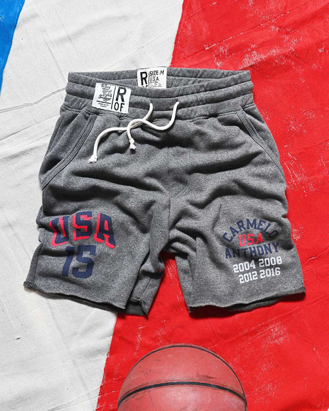 Melo Anthony Games USA Grey Shorts