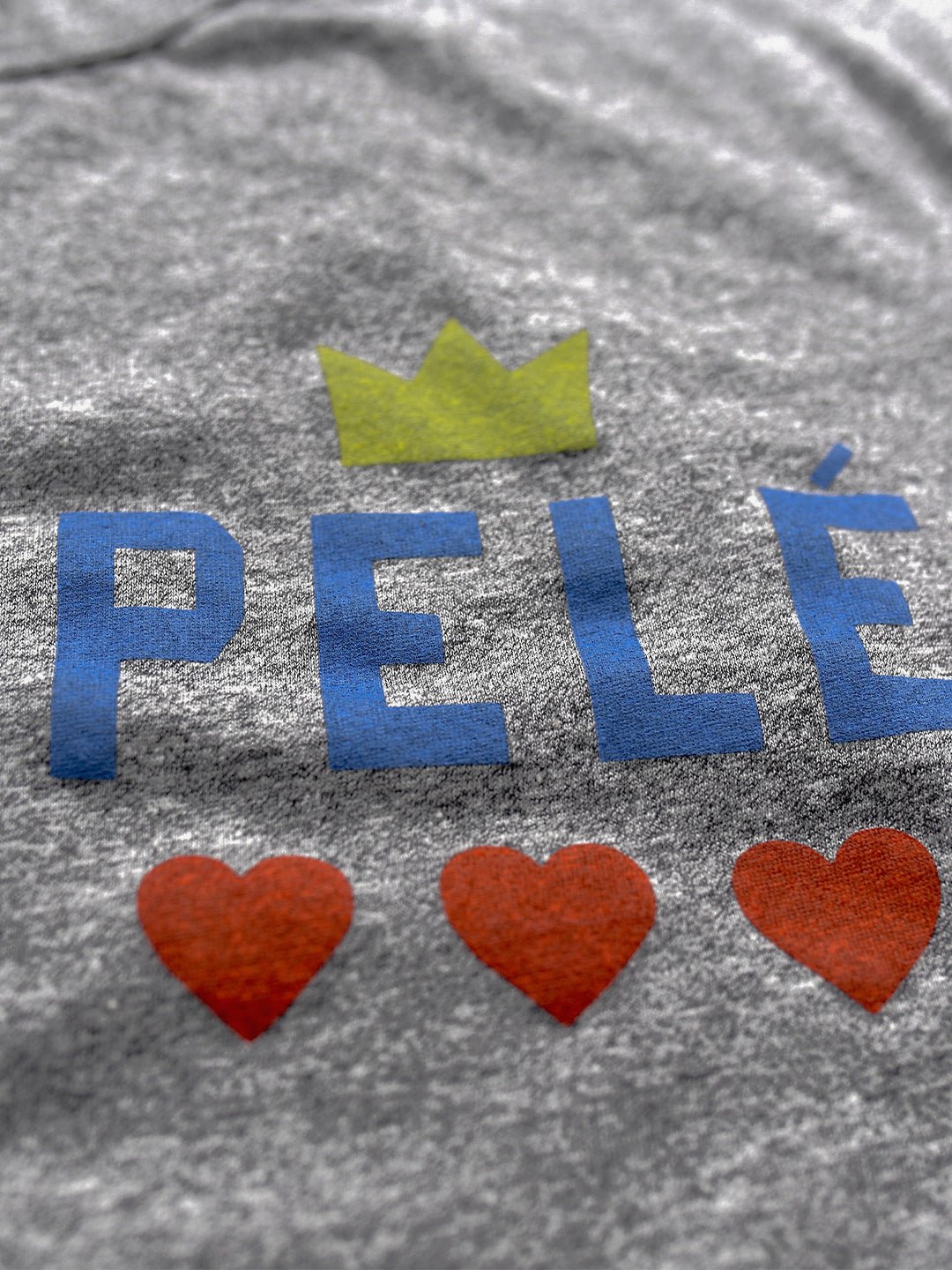Pelé Love Women's Grey Tee - Roots of Fight