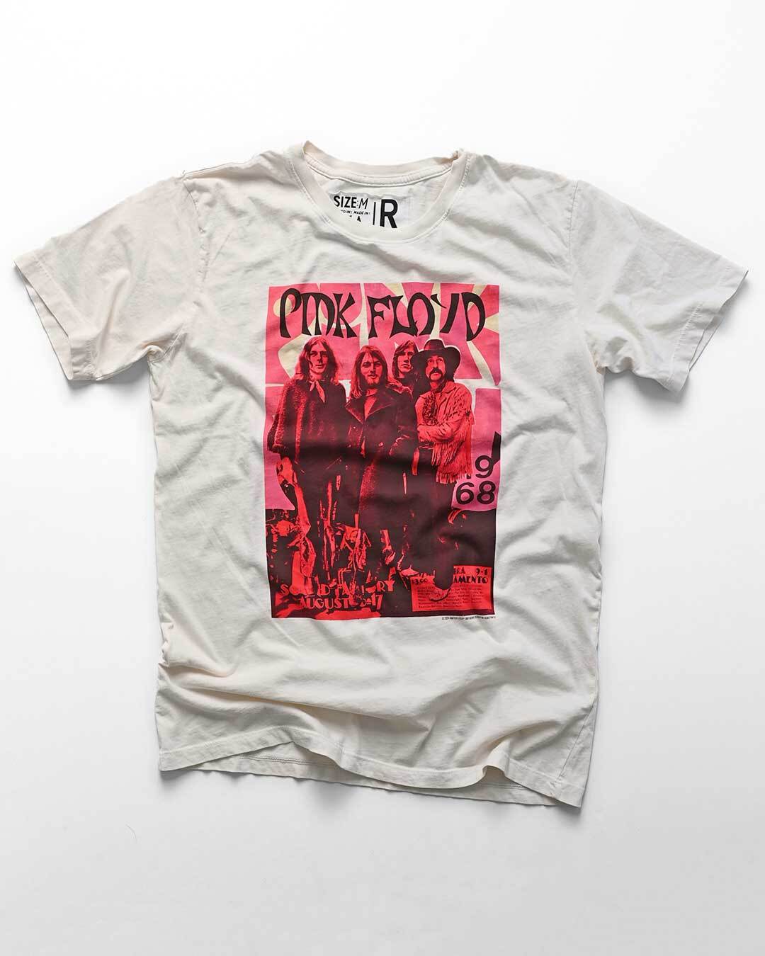 Pink Floyd 1968 White Photo Tee - Roots of Fight