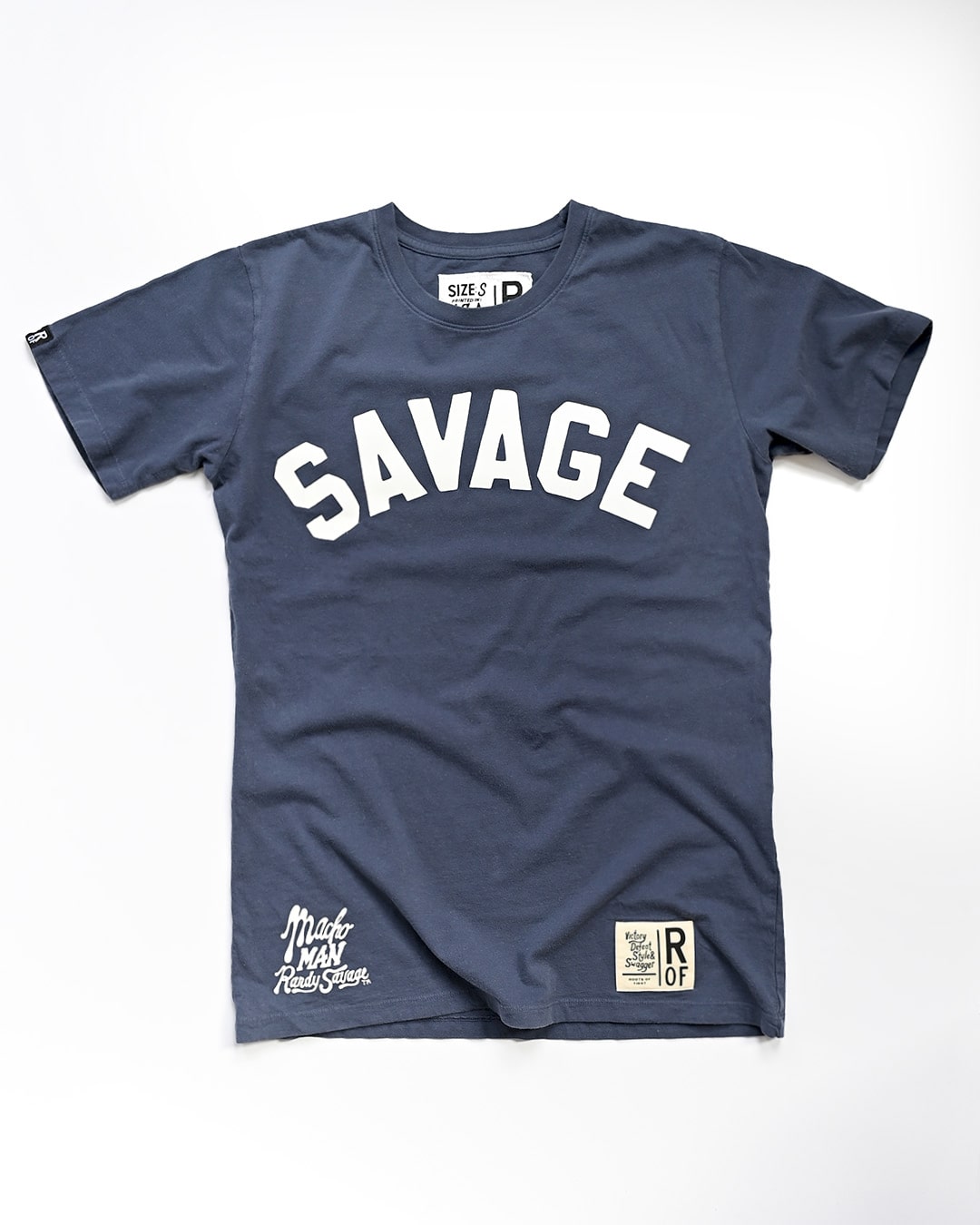 Randy Savage Navy Tee - Roots of Fight
