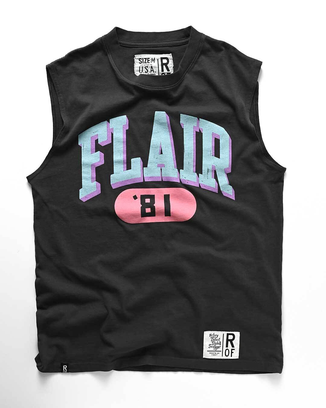 Ric Flair Retro Black Muscle Tee - Roots of Fight