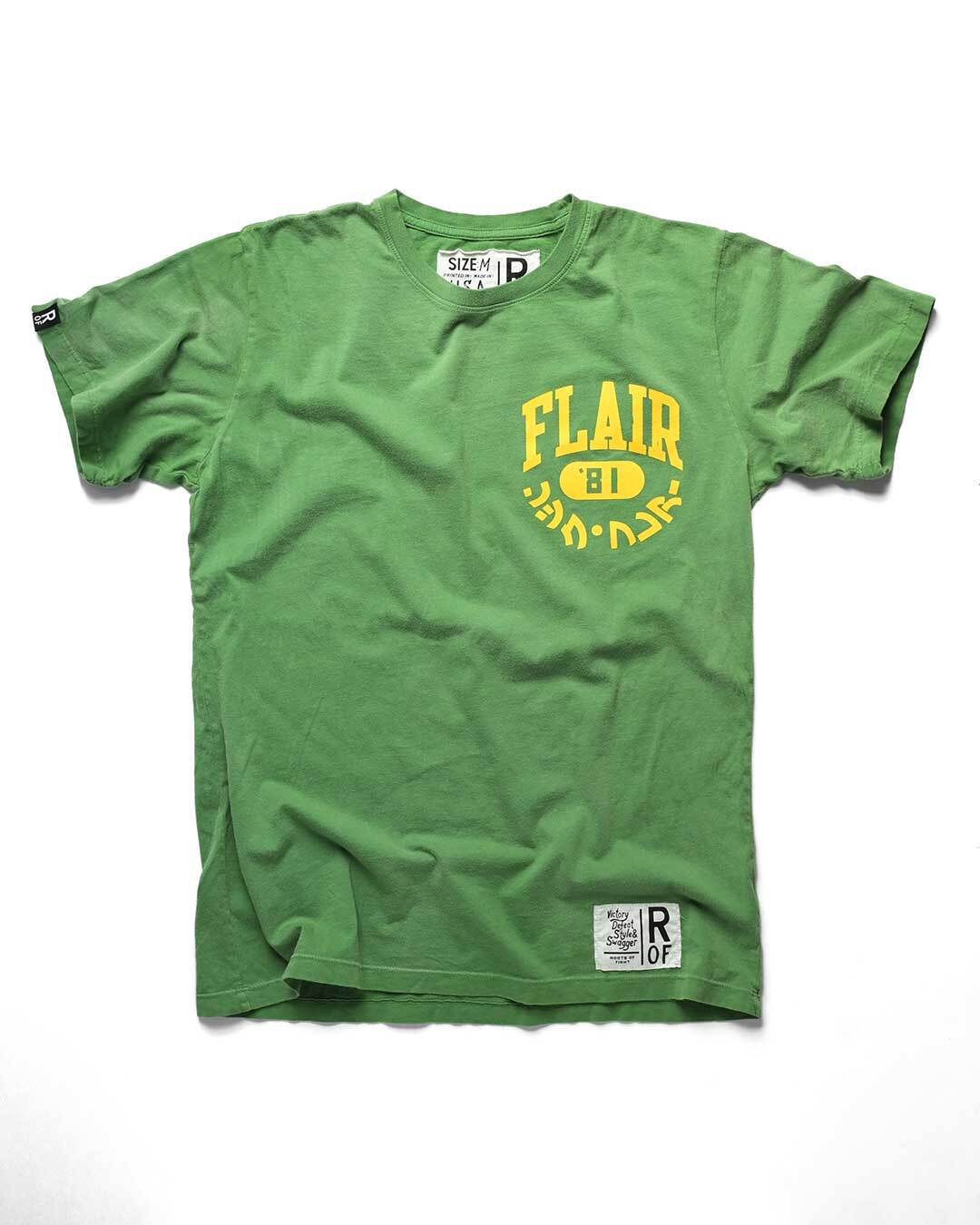 Ric Flair Stylin&#39; &amp; Profilin Green Tee - Roots of Fight