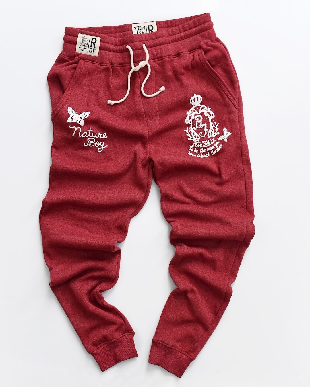 Ric Flair &#39;To Be The Man&#39; Cardinal Sweatpants - Roots of Fight
