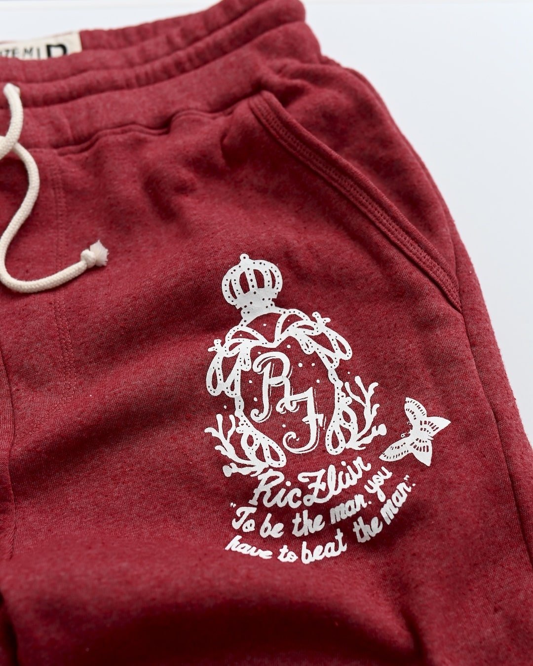 Ric Flair &#39;To Be The Man&#39; Cardinal Sweatpants - Roots of Fight