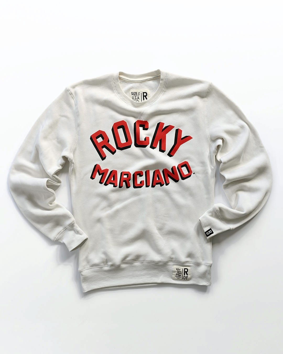 Rocky Marciano Undefeated Champ White Sweatshirt - Roots of Fight