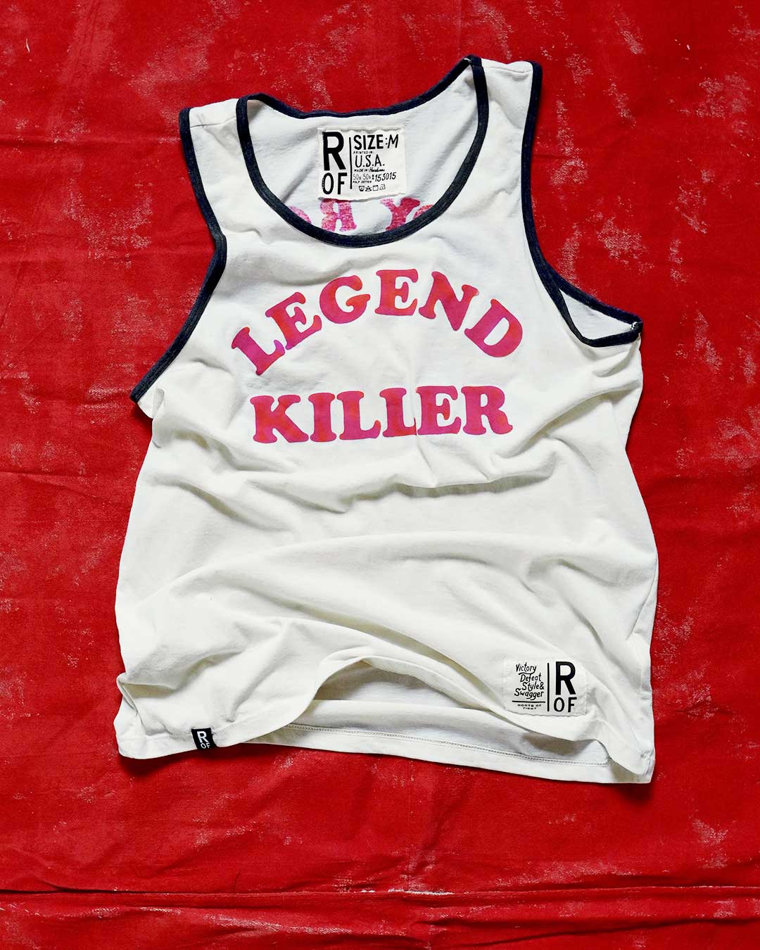 Rowdy Roddy Legend Killer White Tank - Roots of Fight