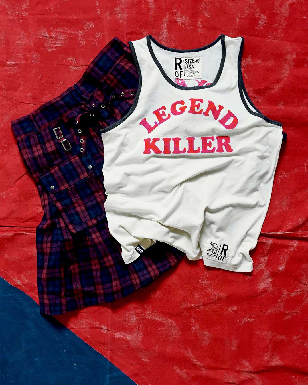 Rowdy Roddy Legend Killer White Tank - Roots of Fight