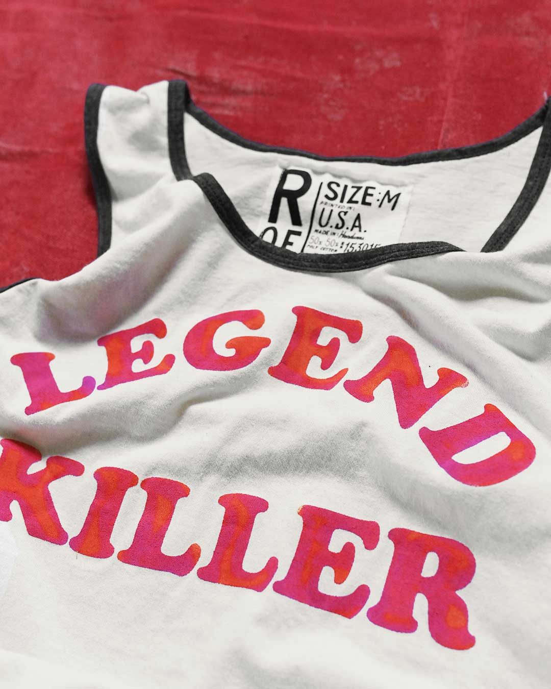 Rowdy Roddy Legend Killer White Tank - Roots of Fight