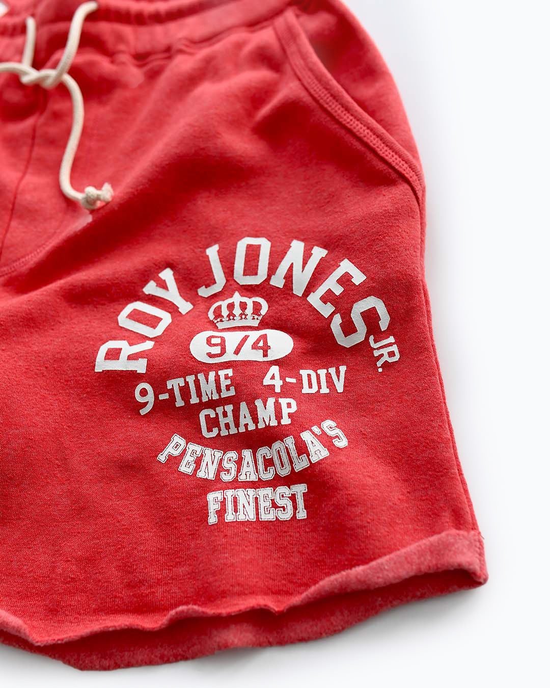 Roy Jones Jr. 9x Champ Red Shorts - Roots of Fight