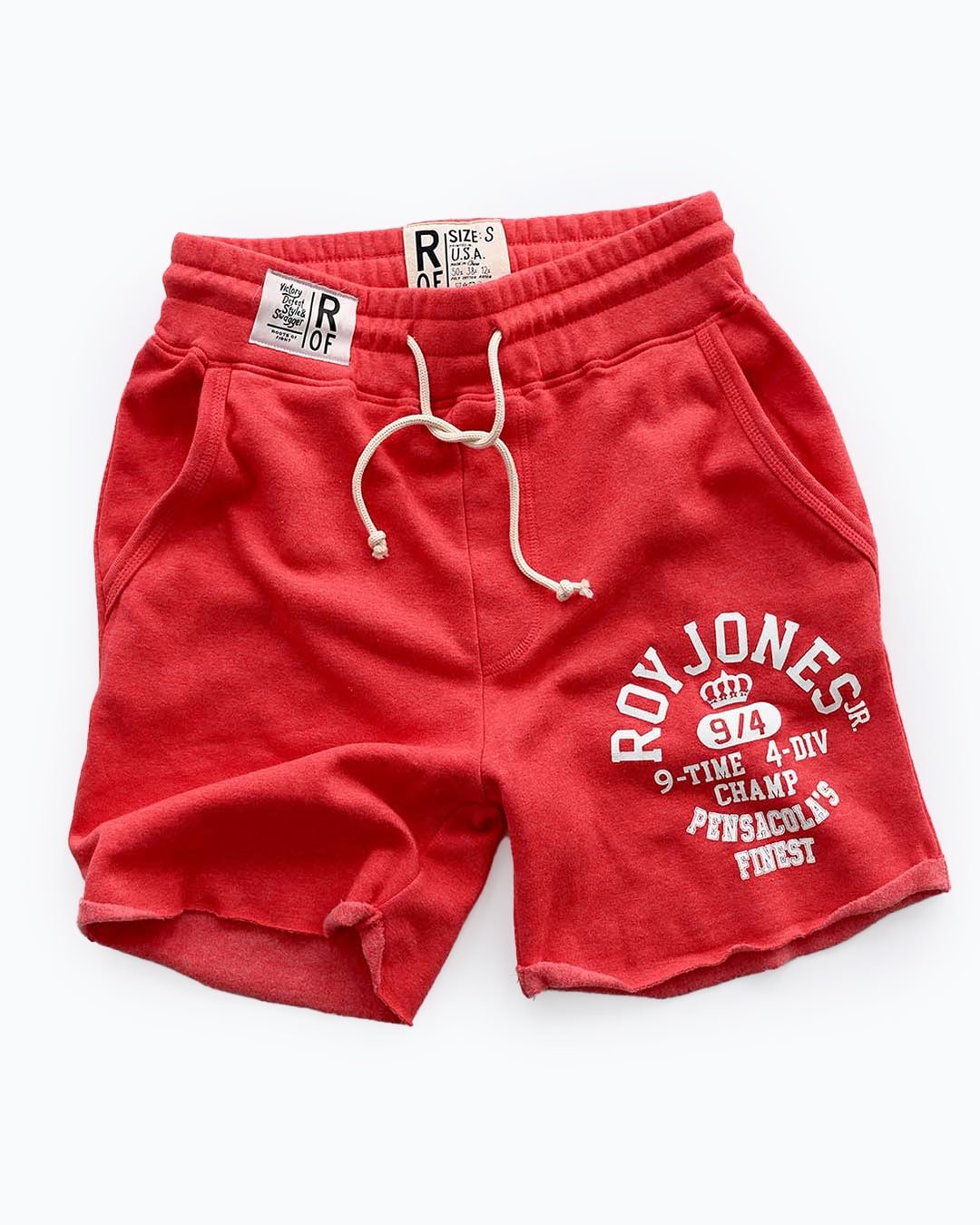 Roy Jones Jr. 9x Champ Red Shorts - Roots of Fight