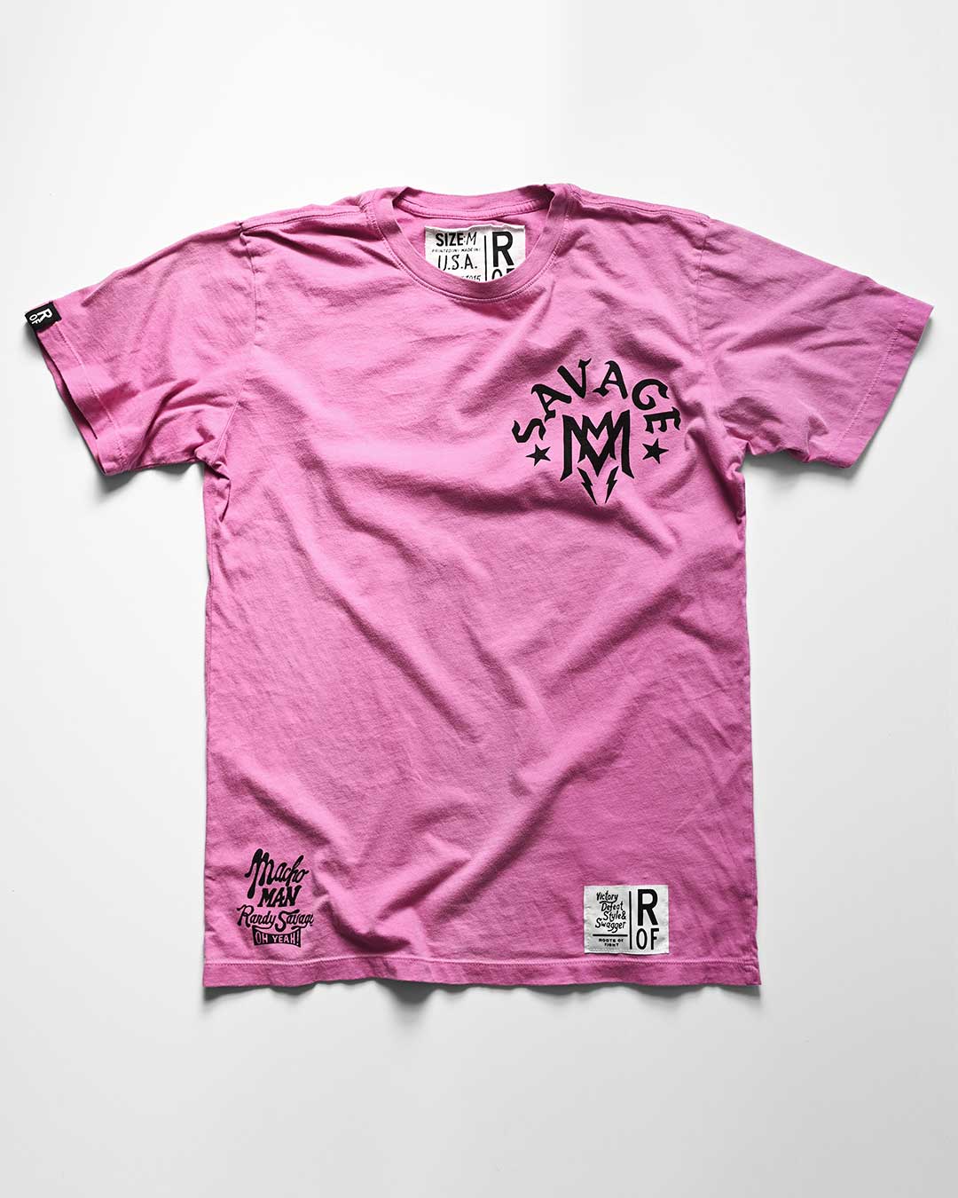 Savage &#39;Cream of The Crop&#39; Pink Tee - Roots of Fight