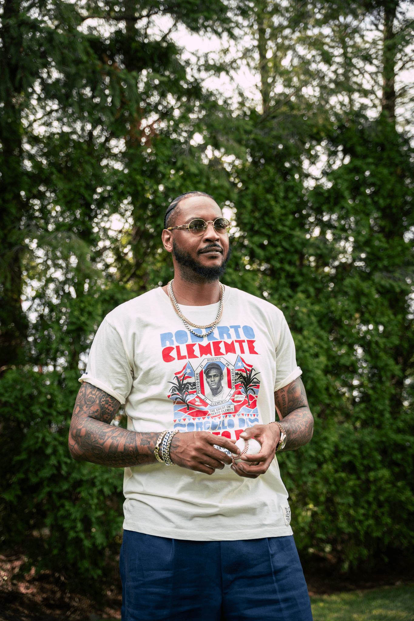 StayMe7o x Clemente White Tee - Roots of Fight