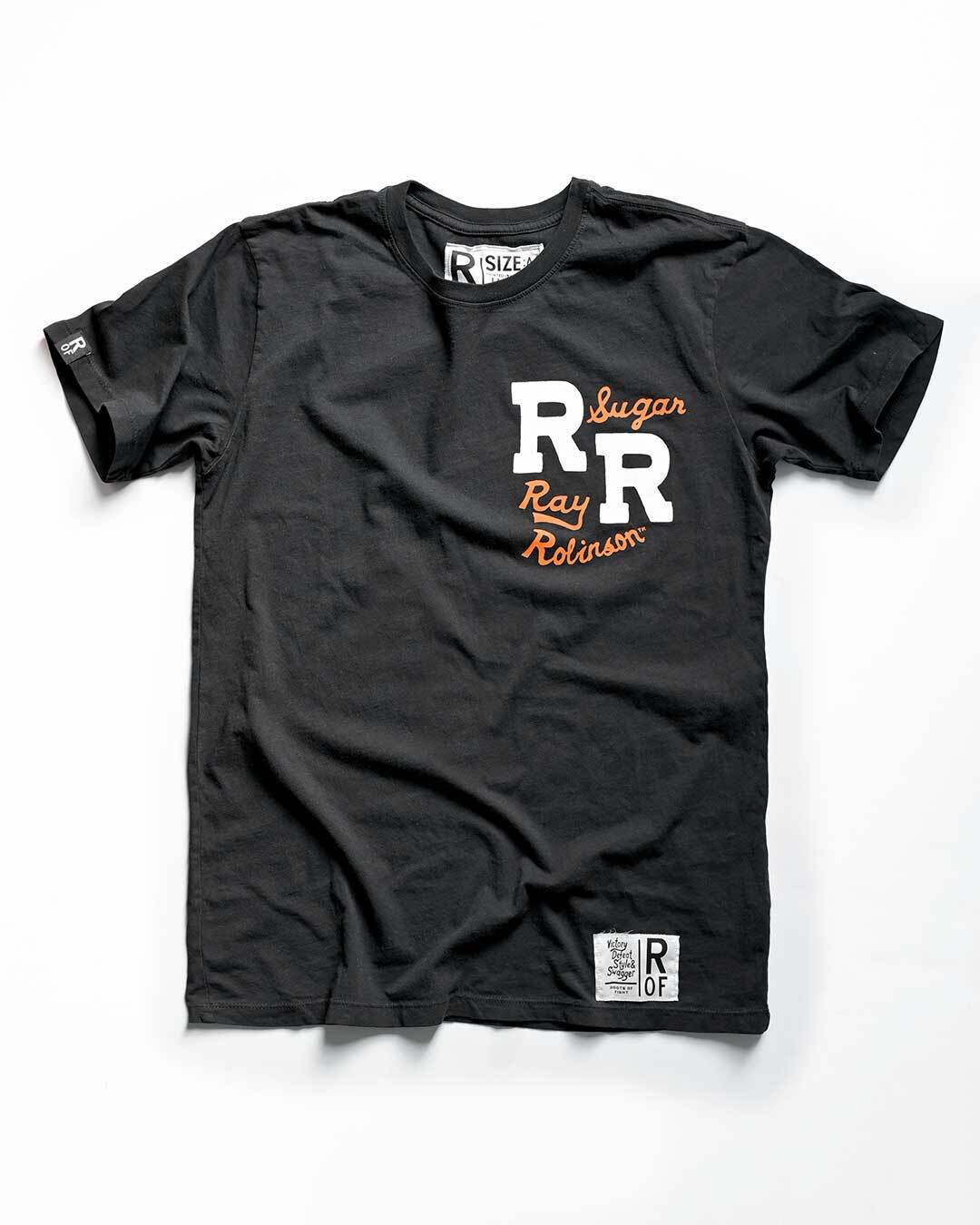 Sugar Ray Robinson Classic Black Tee - Roots of Fight