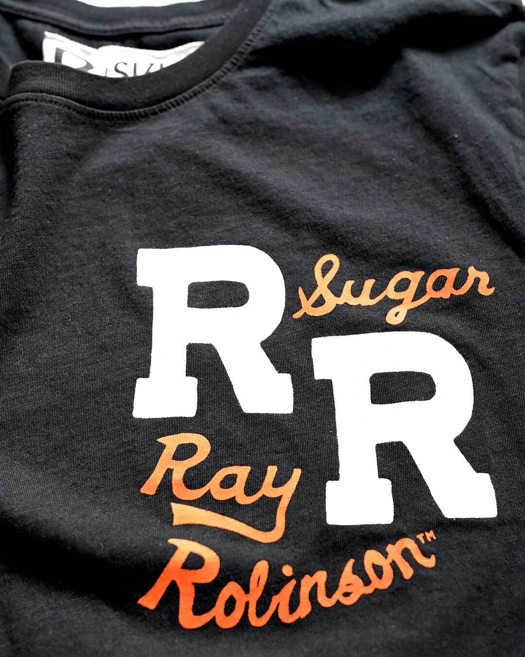 Sugar Ray Robinson Classic Black Tee - Roots of Fight