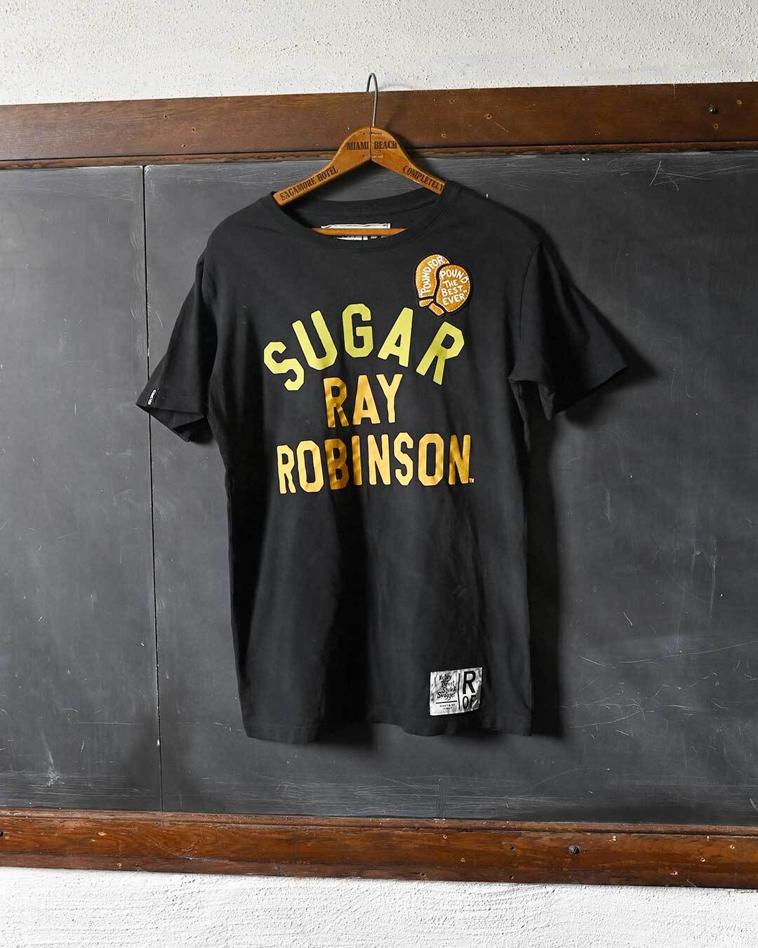 Sugar Ray Robinson &#39;Pound for Pound&#39; Black Tee - Roots of Fight