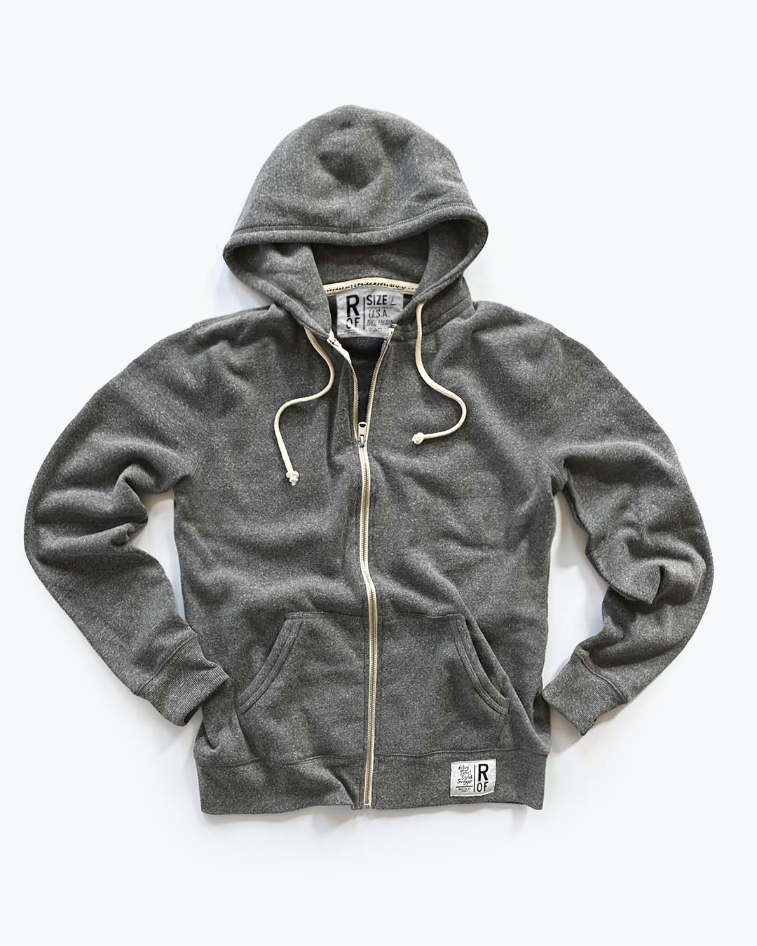 Supersoft Midweight Full Zip Hoody - Roots of Fight