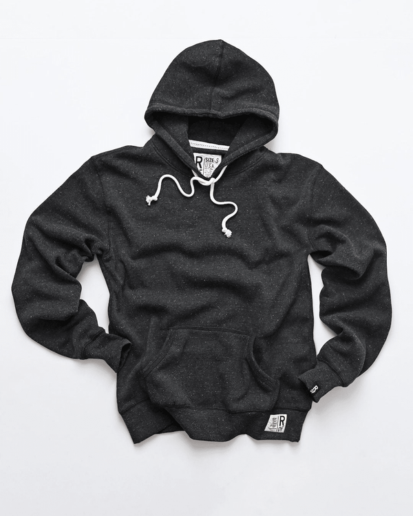Supersoft Midweight Heather Black Hoody - Roots of Fight