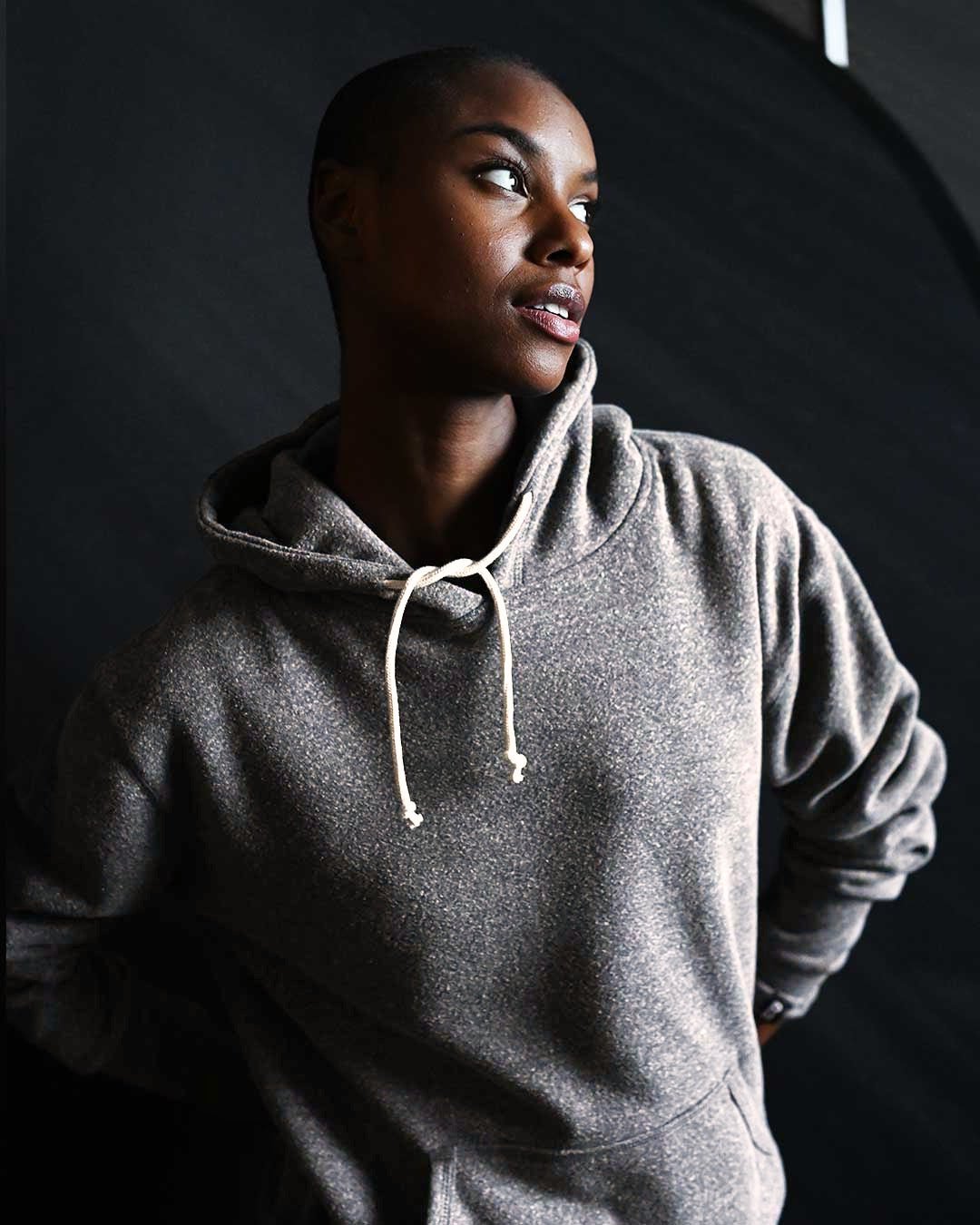 Supersoft Midweight Heather Grey Hoody - Roots of Fight