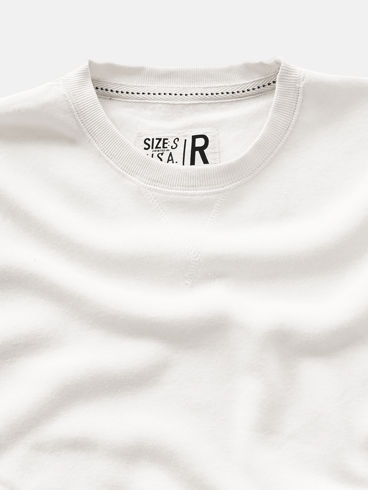 Supersoft Midweight Vinage White Sweatshirt - Roots of Fight