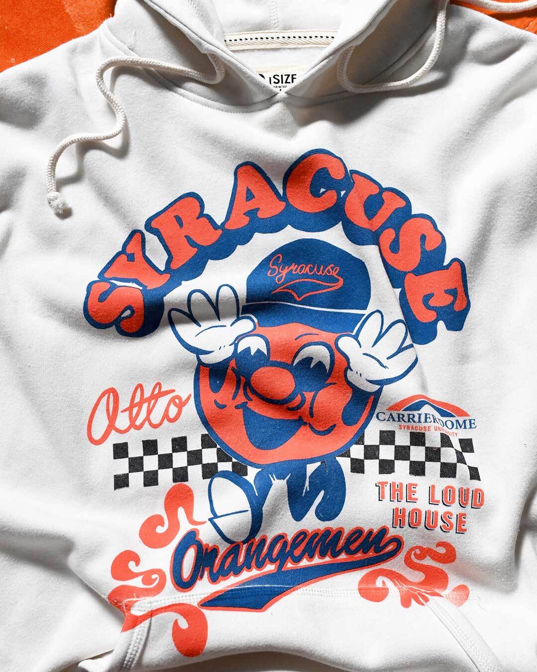 Syracuse - Orangemen Ivory PO Hoody - Roots of Fight
