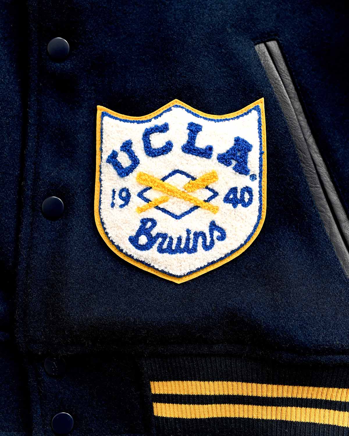 UCLA - Jackie Robinson Melton Jacket - Roots of Fight