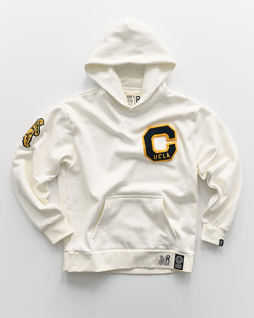 UCLA - Robinson Era White Heavyweight PO Hoody - Roots of Fight