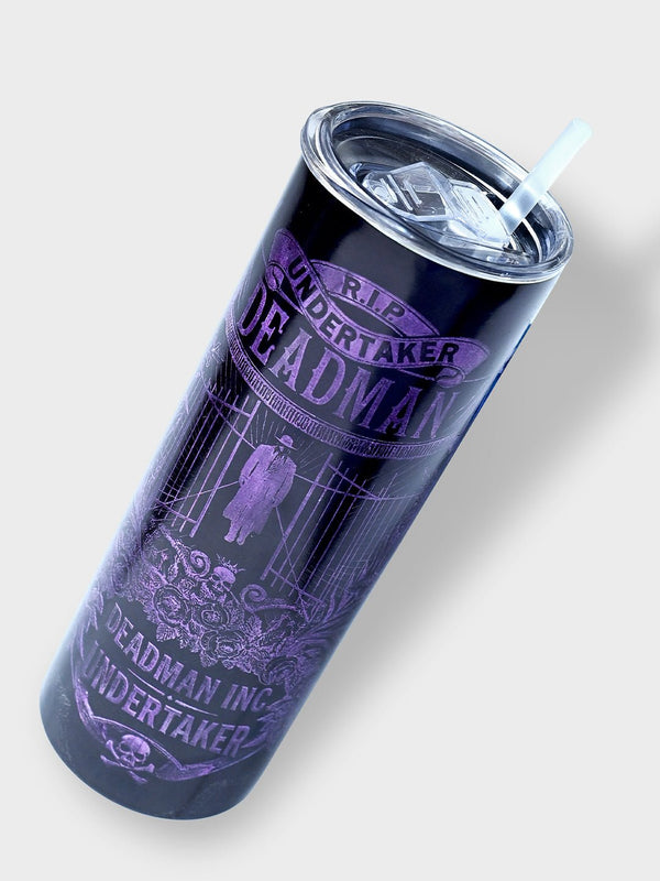 Undertaker Deadman Inc. Black Tumbler - Roots of Fight