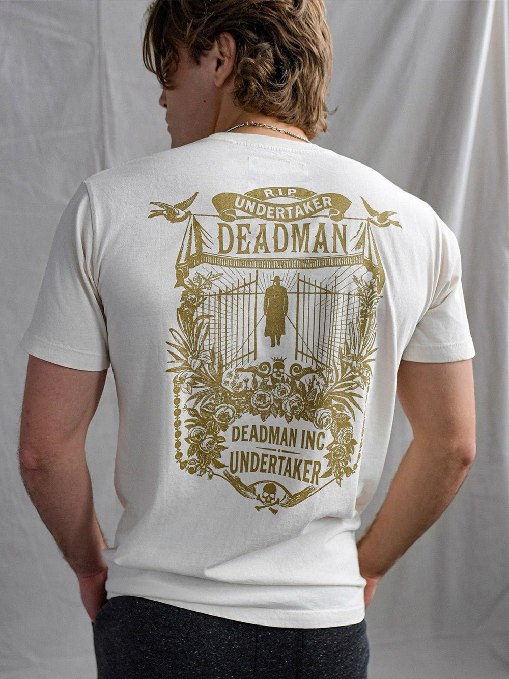 Undertaker Deadman Inc. White Tee - Roots of Fight