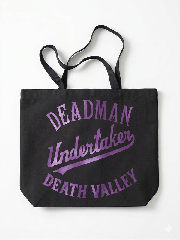 Undertaker Death Valley Black Tote Bag - Roots of Fight