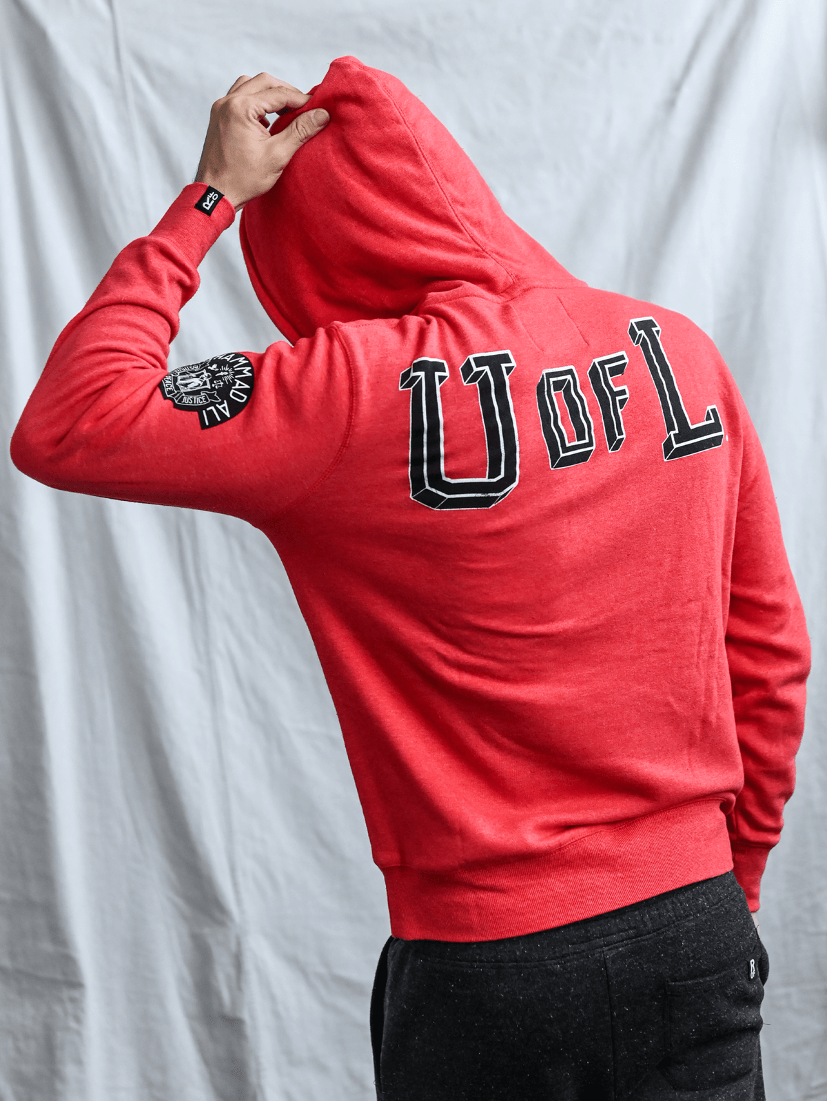 UofL - Ali Peace & Justice Red PO Hoody - Roots of Fight
