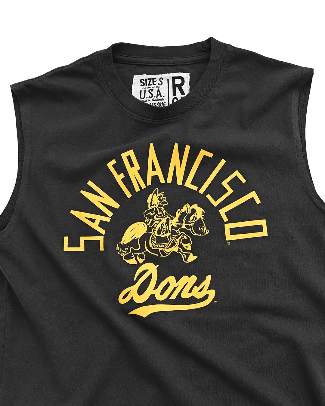 USF - San Francisco Dons Black Muscle Tee - Roots of Fight
