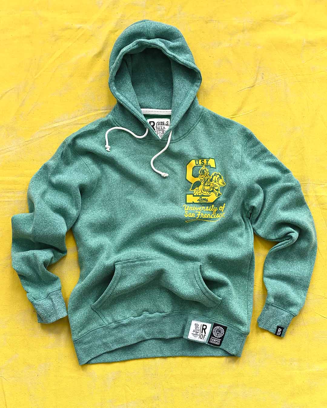 USF - San Francisco Dons Green Hoody - Roots of Fight