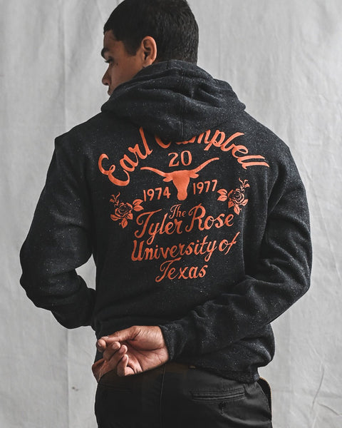 UT - Earl Campbell Tyler Rose Black PO Hoody