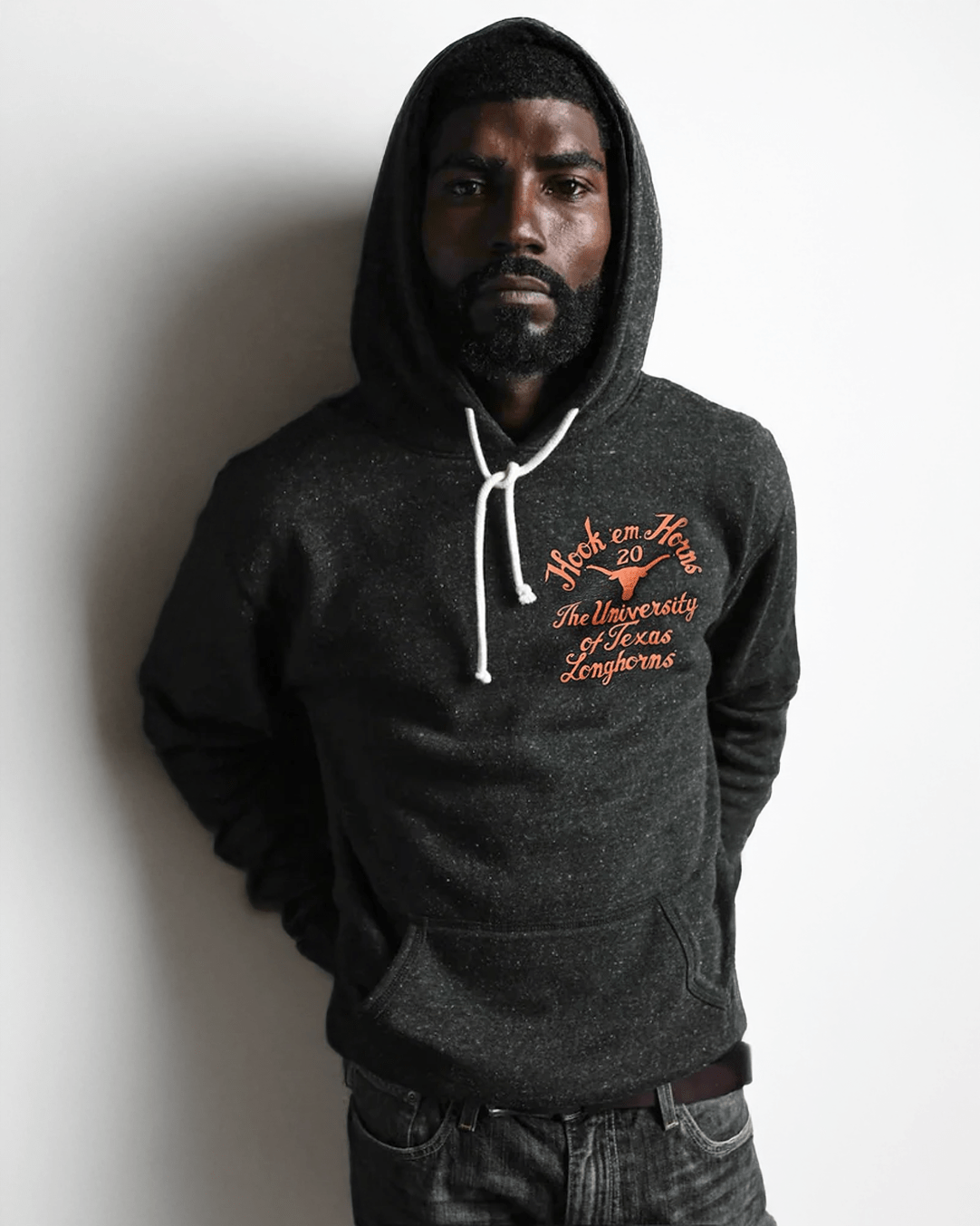 UT - Earl Campbell Tyler Rose Black PO Hoody - Roots of Fight