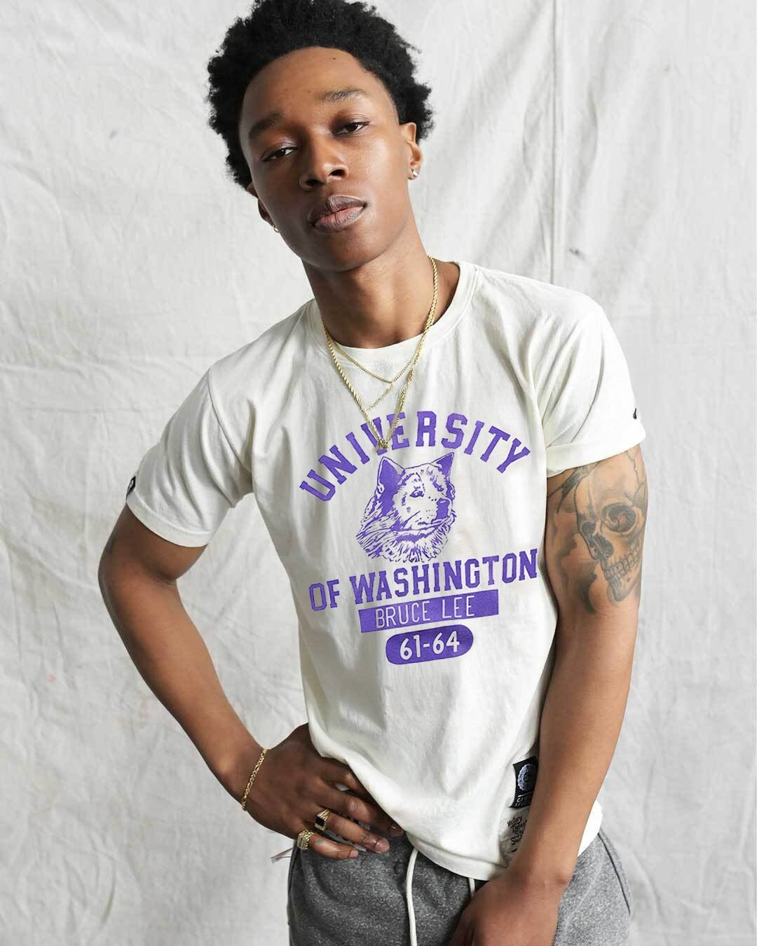 UW - Bruce Lee Legends ’61 - '64 White Tee - Roots of Fight