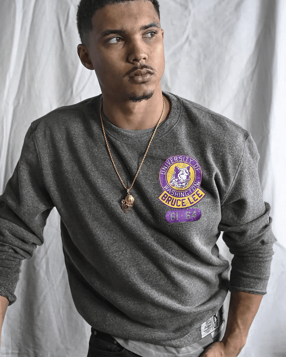 UW - Bruce Lee Student '61-'64 Grey Sweatshirt