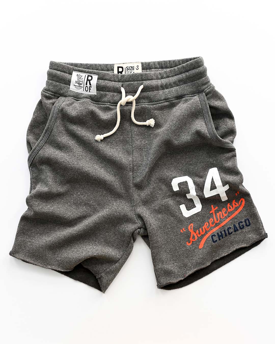 Walter Payton Sweetness #34 Grey Shorts - Roots of Fight