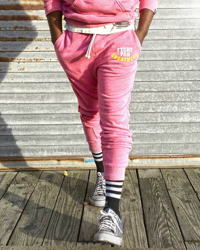 BHT - Culture of Greatness Pink Sweatpants