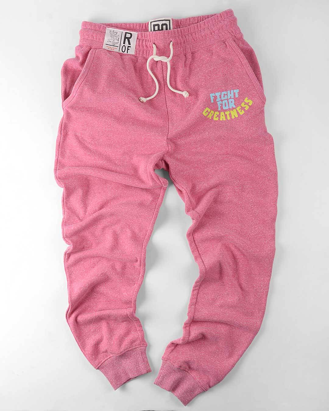 BHT - Culture of Greatness Pink Sweatpants - Roots of Fight