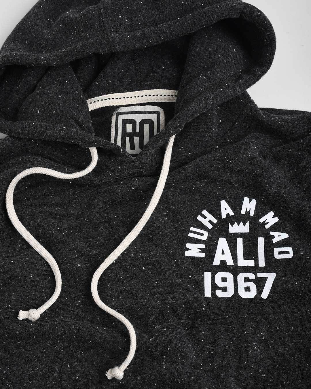 Ali 1967 Fight Quote Black PO Hoody - Roots of Fight
