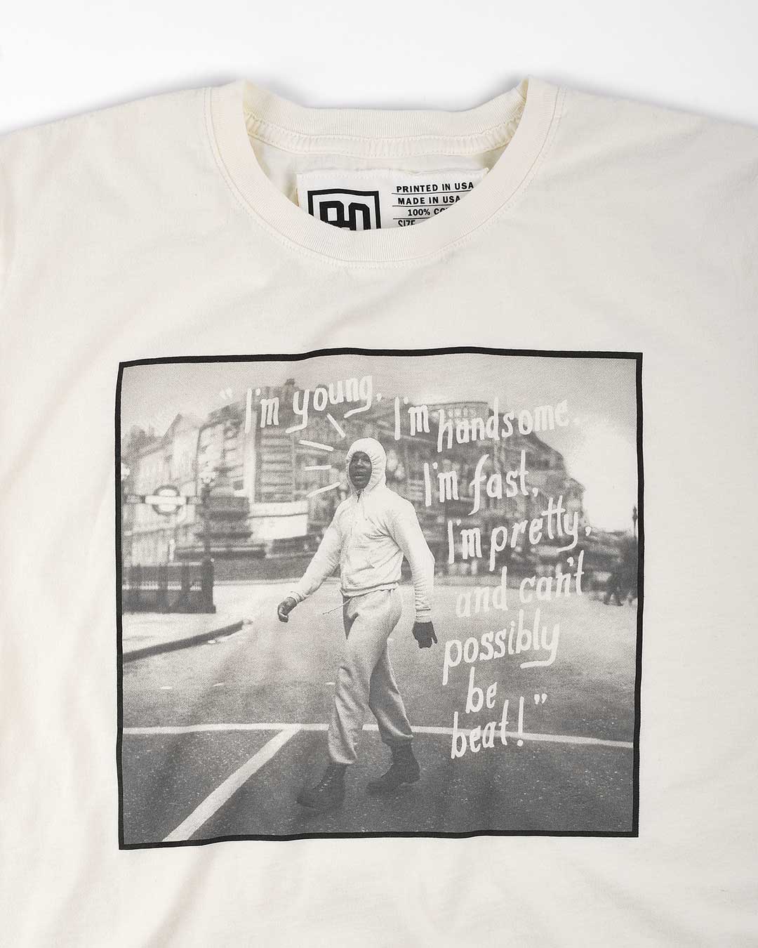 Ali &quot;Can&#39;t Possibly Be Beat&quot; Photo Tee - Roots of Fight