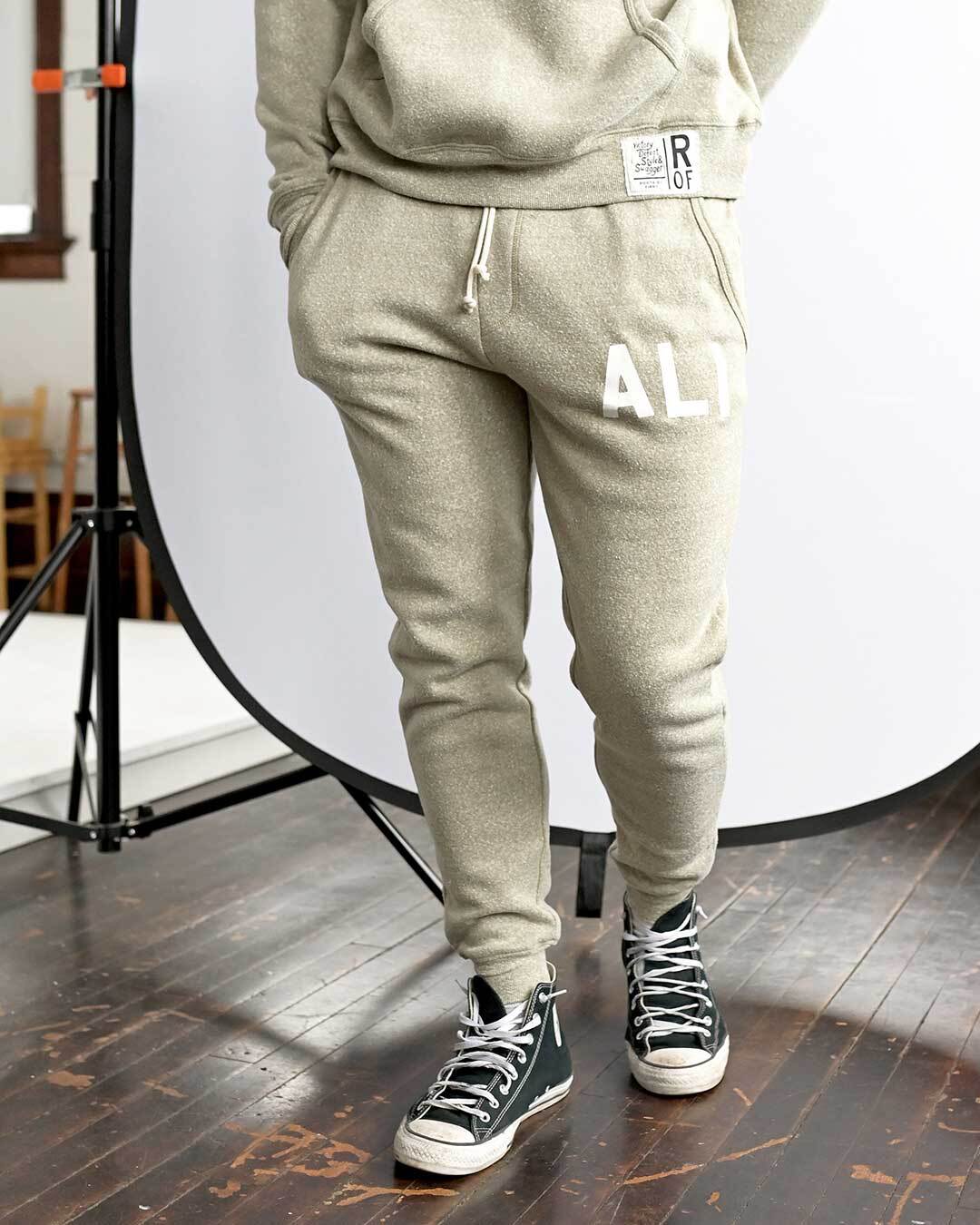 Ali Classic Heather Sage Sweatpants - Roots of Fight