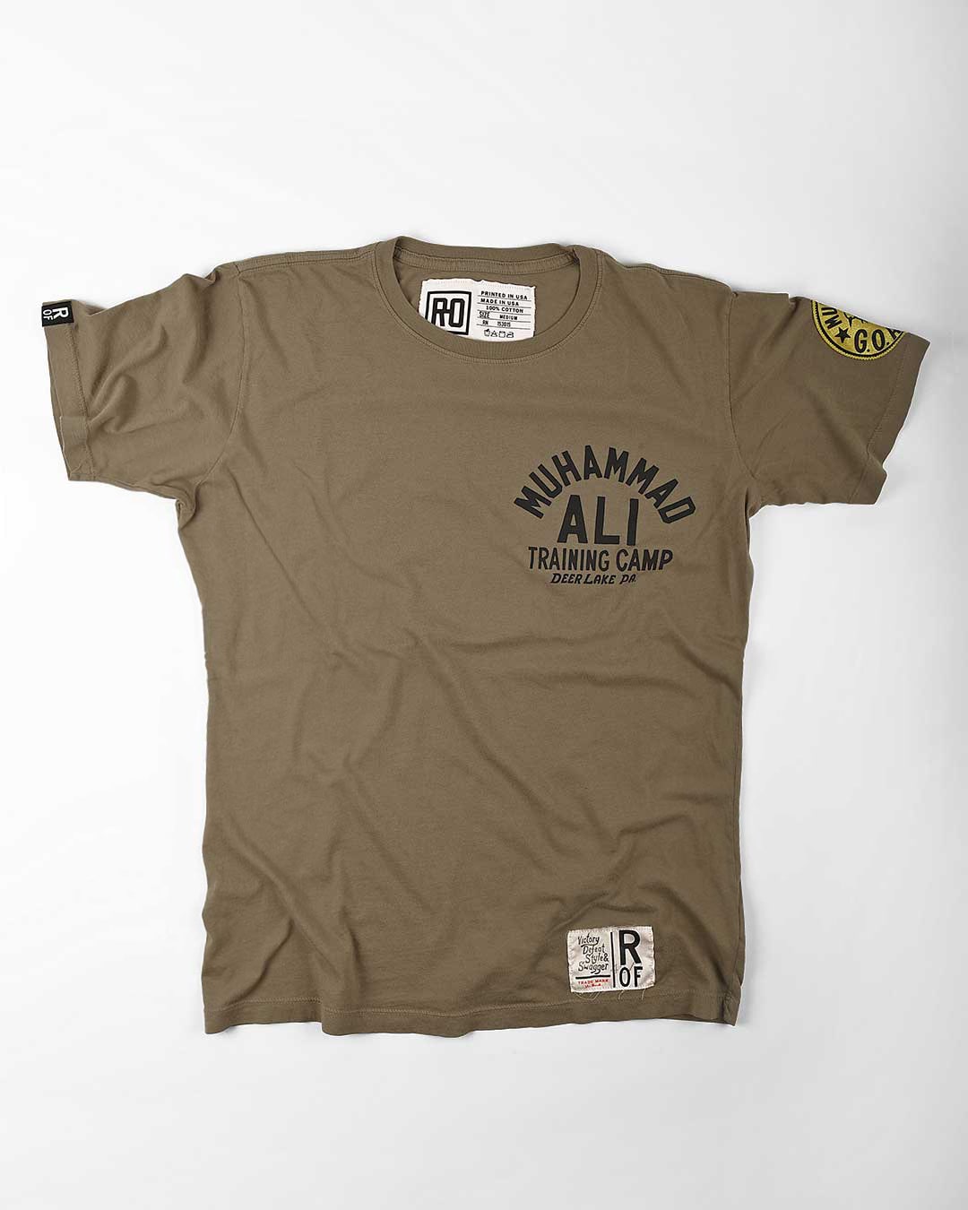 Ali Quote Roots Tee Fight Float Deer - Lake of Olive