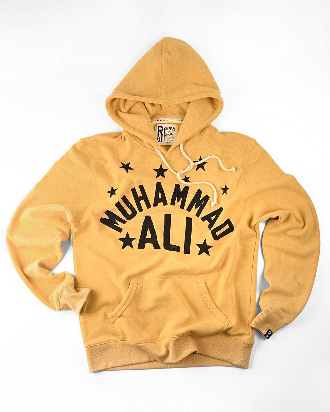 Ali Float Quote Yellow PO Hoody - Roots of Fight